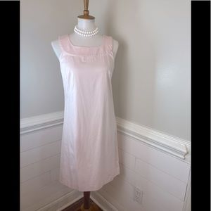 J. Crew Blush Pink 100% Cotton Dress 6 FREE SHIP